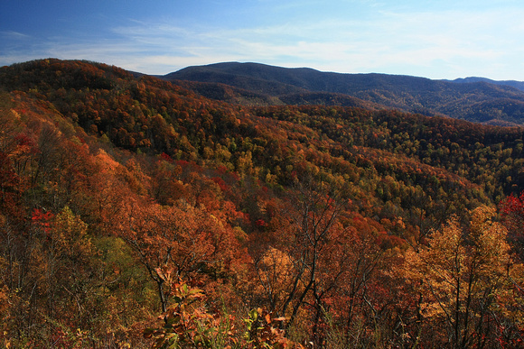 NC, "North Carolina", "cherohala skyway", color, fall, overlook, "smoky mountains"