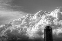 HDR, and, art, black, christine, clouds, countryside, decor, farm, home, landscape, lewis, monochrome, photographs, photography, pictures, prints, rural, silo, sky, white