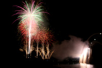 2011, bridge, chattanooga, dark, fireworks, night, riverbend, tennessee