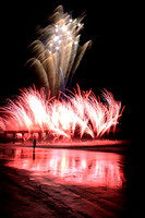 Georgia, "Tybee Island", fireworks, "labor day celebration", "no flash night shot", ocean, silhouette, waves