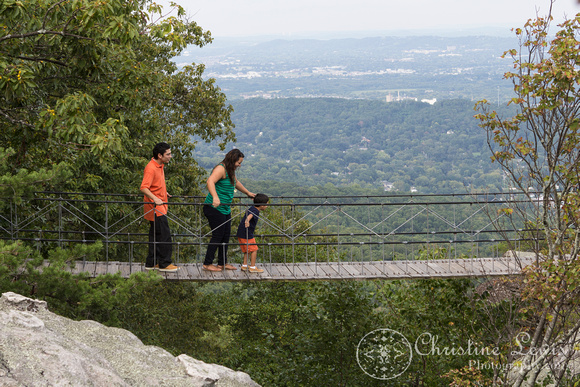 family photo shoot, portraits, photographs, pictures, professional, &quot;christine lewis photography&quot;, rock city, chattanooga, tn, tennessee, swinging bridge, lookout mountain