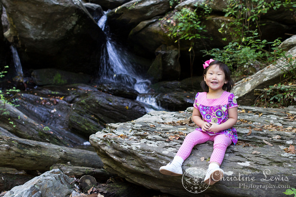 ocoee, tn, tennessee, go forth creek, portraits, family, children, professional, &quot;christine lewis photography&quot;, waterfall, girl