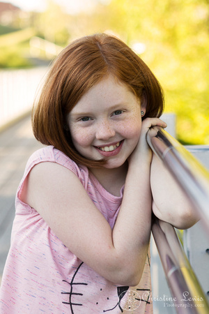 girl, ten year old, professional pictures, photo shoot, &quot;christine lewis photography&quot;, red head, pink, portraits