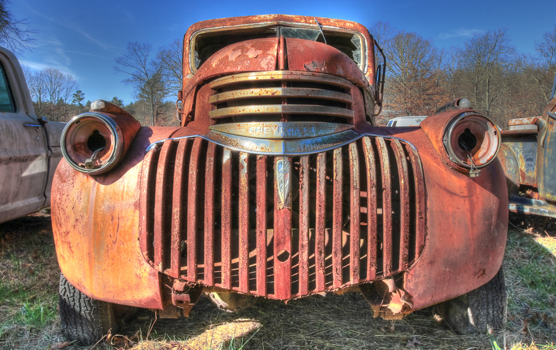 junkyard, old, chevy, truck, chattanooga, tn, tennessee, home decor, fine art print, vintage, chevrolet, christine lewis photography