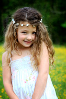 "christine lewis photography" portrait yellow wildflowers curls girl portrait chattanooga tennessee tn professional photographer