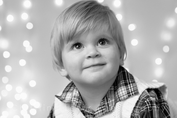 1-5, "christine lewis photography", kids, little, old, photographer, pictures, portraits, professional, years, lights, christmas, black and white, boy