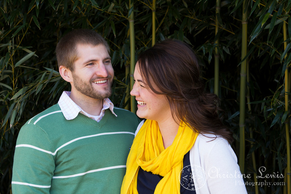 professional photographer chattanooga, tn, &quot;christine lewis photography&quot;, couple, anniversary, one year, love, marriage, bamboo, yellow, green, laughing