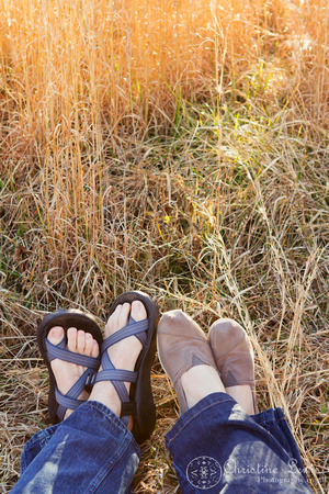 couple, professional photographer chattanooga, tn, &quot;christine lewis photography&quot; anniversary, one year, love, marriage, field, warm, green, tall grass, brown, favorite things, shoes, toms, chacos