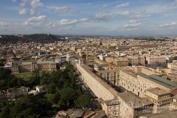 the vatican, rome, italy, &quot;Christine Lewis Photography&quot;, St Peters Basilica, View from the dome, Vatican Museum