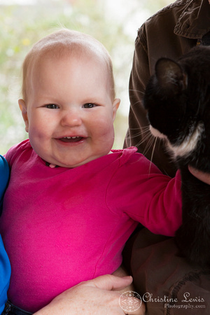 family portrait, professional, chattanooga, tn, tennessee, &quot;christine lewis photography&quot;, child, baby, giggle, laugh, cat