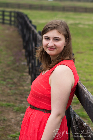 senior portrait, professional, chattanooga, ooltewah, tn, girl, female, class of 2013, &quot;christine lewis photography&quot;, outdoor, natural, fence, coral