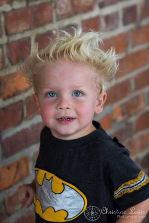 batman photo shoot, portrait, toddler, three years old, boy, chattanooga, tn, &quot;christine lewis photography&quot;, crazy hair