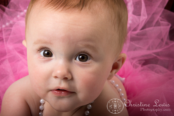 baby photography, portrait, studio, chattanooga, tn, hixson, &quot;christine lewis photography&quot;, girl, pearls, tutu, pink, bow, suitcase