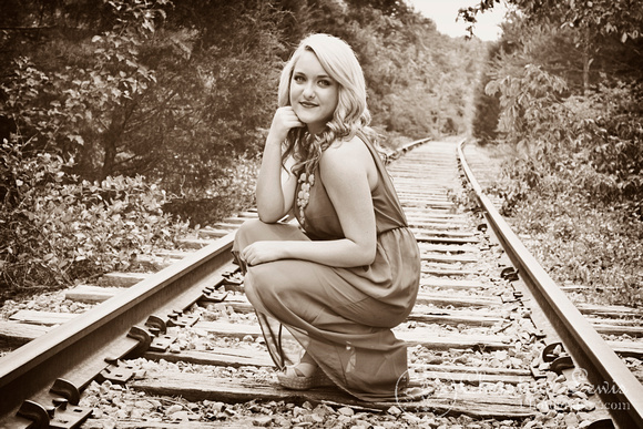 junior portrait, photo shoot, session, outdoor, natural, girl, &quot;christine lewis photography&quot;, railroad, tracks