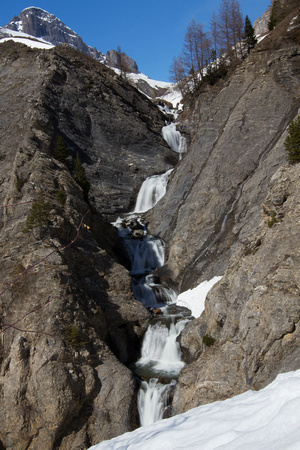 art, "christine lewis photography", decor, fine, france, home, print, french alps, mountains, cascade, glacier runoff