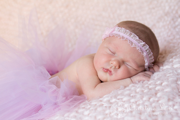baby photography, portrait, studio, chattanooga, tn, hixson, &quot;christine lewis photography&quot;, girl, pink, tutu, purple, newborn