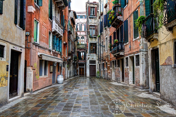 italy, venice, travel, &quot;christine lewis photography,&quot; home decor, fine art print, red, street