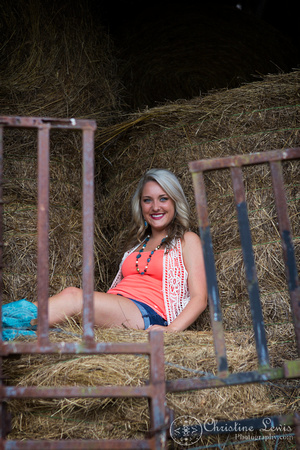 junior portrait, photo shoot, session, outdoor, natural, girl, &quot;christine lewis photography&quot;, orange, hay, barn