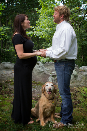 maternity session photo shoot portraits chattanooga, tn &quot;christine lewis photography&quot; natural outdoor pet dog