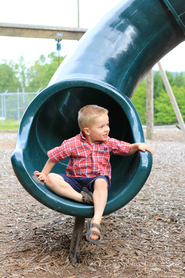 grandsons, boys, red, children, soddy daisy, tennessee, tn chattanooga, lifestyle portraits, photographs, professional, pictures, photographer, playground, wooden, playing, sliding, slide