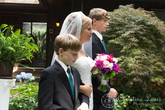Atlanta wedding, "Christine lewis photography" Chattanooga, TN, professional, bride walking down the aisle, sons giving her away