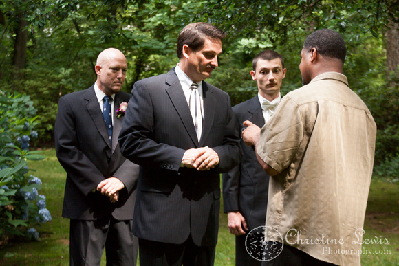 Atlanta wedding, "Christine lewis photography" Chattanooga, TN, professional, before the wedding, preacher, groom, groomsmen