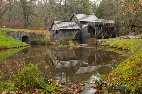 "Blue Ridge Parkway", "Christine Lewis Photography", Parkway, art, decor, fine, home, outdoor, photography, print, scenic, historic site, gristmill, mabry mill, virginia, time lapse, fall