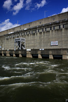 "Chattanooga area photographs", "Chattanooga, TN", "Chickamauga Dam", "Hixson, TN", TVA, "Tennessee Valley Authority", "christine lewis photography", dam, "neutral density filter", water
