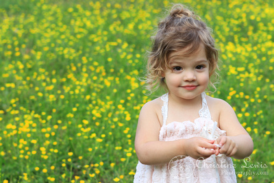 girls, yellow flowers, wildflowers, field, green, vintage, dresses, curly, brown hair, children, artistic, portraits, photographs, pictures, chattanooga, tennessee, tn