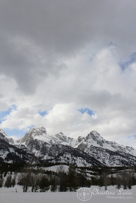 The Grand Tetons, Wyoming, travel, national park, snow, mountains, craigs, blue sky, art print