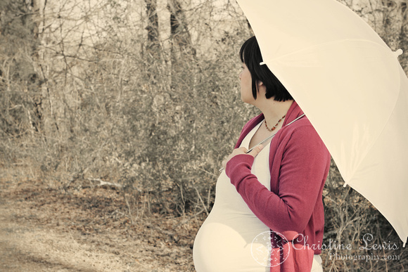maternity, nature, umbrella, desaturated, lifestyle portraits, outdoor, on-location