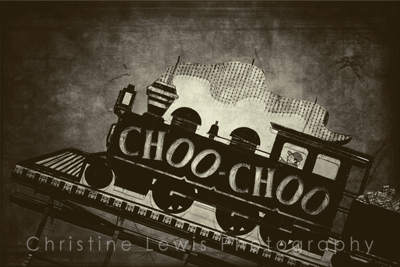 chattanooga, tn, tennessee, professional photography, landmarks, home decor, art prints, choo choo, textured, vintage, sign, black and white