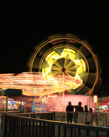 carnival, carousel, exposure, "ferris wheel", "jules and beck", light, long, night, people, silhouette, traveling