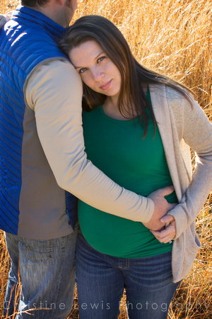 maternity professional photographs Chattanooga, TN outdoor natural "Christine Lewis Photography" self portraits
