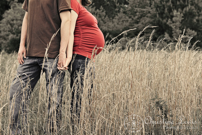 maternity, chattanooga, tennessee, couple, pregnant, expecting, professional photographer, pictures, &quot;christine lewis photography&quot;, parents, outdoor, natural light, woods, belly, lifestyle portraits, natural, field, tall grass, vintage