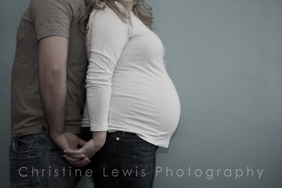 Chattanooga, TN, Tennessee, back, back, bellies, blue, "christine lewis photography", couple, couples, daddy, desaturated, family, father, gallery, images, in, maternity, mommy, mother, photographer,